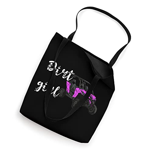 Dirt Girl UTV Quad Lover 4x4 Vehicle Mud Driver SXS Driving Tote Bag