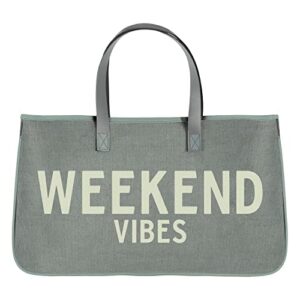santa barbara design studio casual everyday tote bag, weekend vibes,20 x 11-inch,l1615
