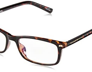 Kate Spade New York Women's Kate Spade Female Optical Style Jodie2 Rectangular Reading Glasses, Dark Havana Gold/Demo Lens, 50mm, 16mm + 2