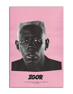 tyler, the creator album – igor wall decor poster 12×18″