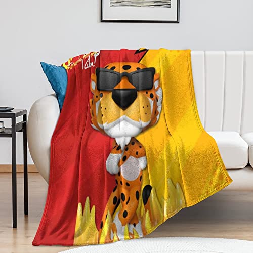 3D Cheeotos Throw Blanket, Fleece Blankets and Throws for All Seasons, Large Air Condition Blanket 30"x40"