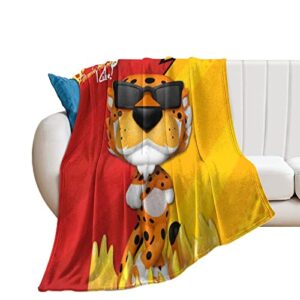 3D Cheeotos Throw Blanket, Fleece Blankets and Throws for All Seasons, Large Air Condition Blanket 30"x40"