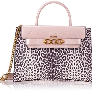 GUESS Zira High Society Satchel, Leopard Multi