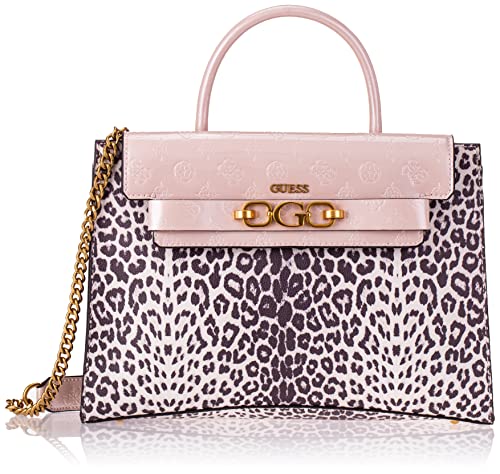 GUESS Zira High Society Satchel, Leopard Multi