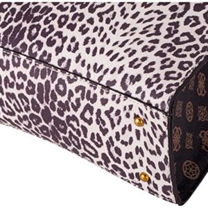 GUESS Zira High Society Satchel, Leopard Multi