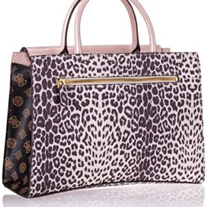 GUESS Zira High Society Satchel, Leopard Multi