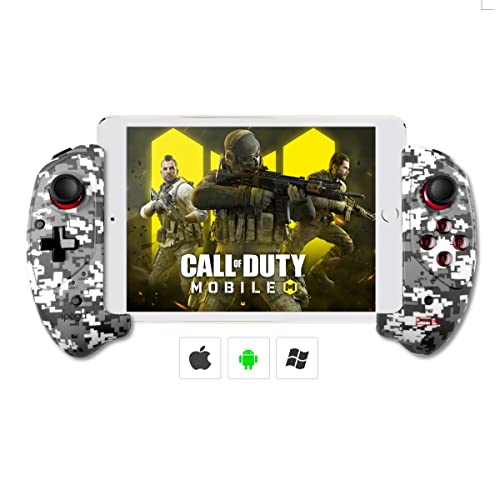 arVin Gaming Controller for iPad/iPad Mini/iPad Air, iPhone 14/13/12/11, iOS, Tablet Android Gamepad for Samsung Galaxy Tab, Huawei MatePad, Yoga Tab[Within 5-11 inch] PC Game Joystick for COD, Steam