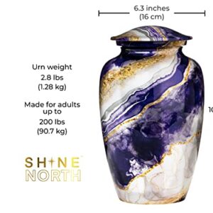 Shine North Urns for Human Ashes Adult Female Large or Small Urns for Ashes Adult Male & Cremation Urns for Adult Ashes for Funeral Burial or Home