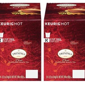 Twinings Chai Tea Keurig K-Cups, 24 Count (Pack of 2)