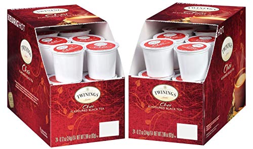 Twinings Chai Tea Keurig K-Cups, 24 Count (Pack of 2)