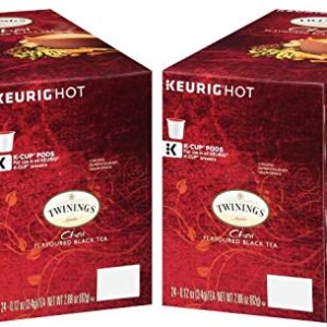 Twinings Chai Tea Keurig K-Cups, 24 Count (Pack of 2)