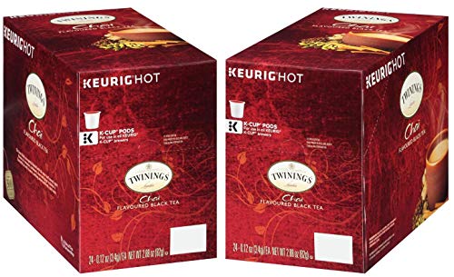 Twinings Chai Tea Keurig K-Cups, 24 Count (Pack of 2)