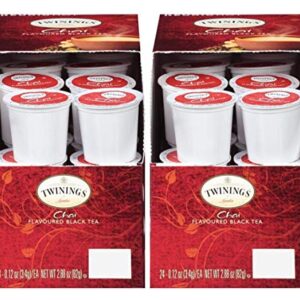 Twinings Chai Tea Keurig K-Cups, 24 Count (Pack of 2)
