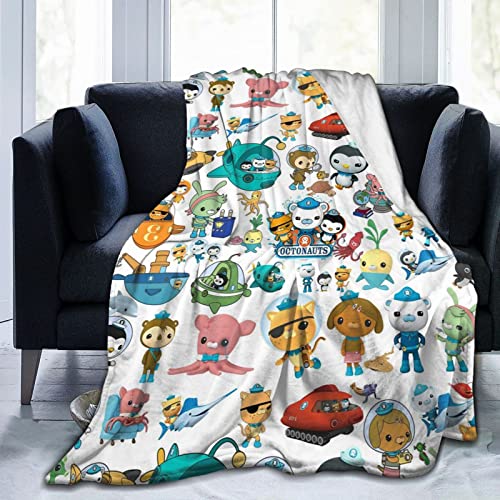 Ultra-Soft Micro Fleece Blanket Flannel Blanket Cartoon Throw Blanket for Bed Sofa Travel 40"x50" for All Seasons