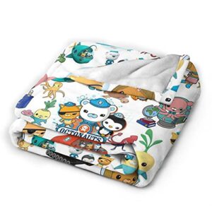 Ultra-Soft Micro Fleece Blanket Flannel Blanket Cartoon Throw Blanket for Bed Sofa Travel 40"x50" for All Seasons