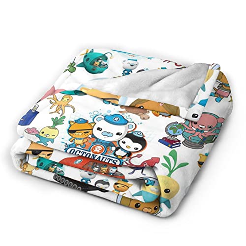 Ultra-Soft Micro Fleece Blanket Flannel Blanket Cartoon Throw Blanket for Bed Sofa Travel 40"x50" for All Seasons