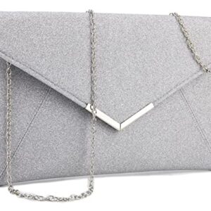 Taponukea Envelope Clutch Purses for Women Shiny Bridal Party Prom Women's Clutch Handbags