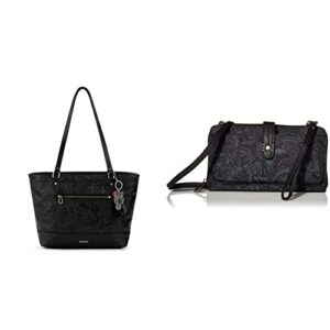 arcadia recycled metro tote + arcadia large smartphone crossbody