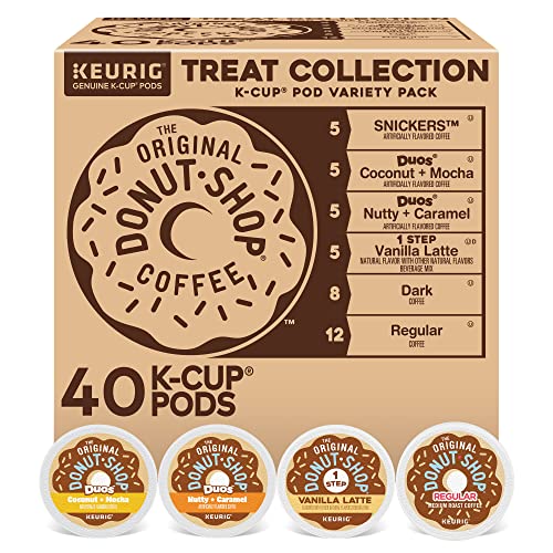 The Original Donut Shop Coffee Variety Pack, Keurig Single Serve K-Cup Pods, 40 Count