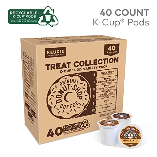 The Original Donut Shop Coffee Variety Pack, Keurig Single Serve K-Cup Pods, 40 Count