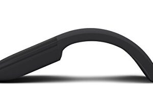 Microsoft Arc Mouse - Black. Sleek,Ergonomic design, Ultra slim and lightweight, Bluetooth Mouse for PC/Laptop,Desktop works with Windows/Mac computers