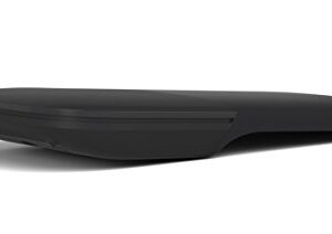 Microsoft Arc Mouse - Black. Sleek,Ergonomic design, Ultra slim and lightweight, Bluetooth Mouse for PC/Laptop,Desktop works with Windows/Mac computers