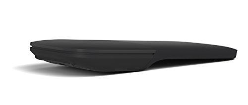 Microsoft Arc Mouse - Black. Sleek,Ergonomic design, Ultra slim and lightweight, Bluetooth Mouse for PC/Laptop,Desktop works with Windows/Mac computers