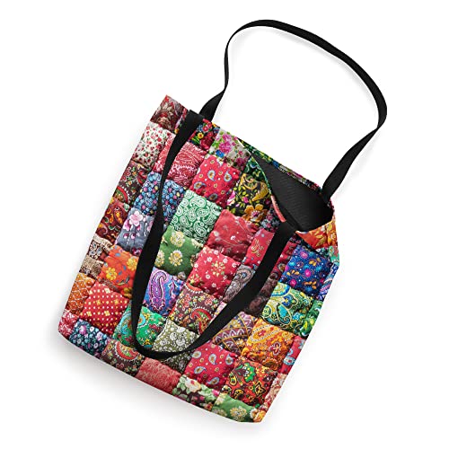 Pioneer Country Farm Gifts Traditional Patchwork Quilt Print Tote Bag