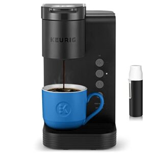 keurig k-express essentials black, single serve k-cup pod coffee maker – 3 cup sizes 6, 8, & 10oz, 36 oz removable reservoir