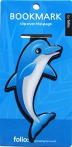 dolphin bookmarks (clip-over-the-page) set of 2 – assorted colors