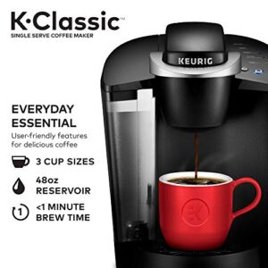 Keurig K-Classic Coffee Maker with McCafé Classic Collection Variety Pack, 40 Count K-Cup Pods