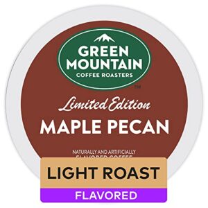 green mountain coffee roasters maple pecan coffee, keurig single serve k-cup pods, 12 count