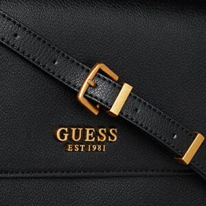 GUESS Kristle Top-Handle Flap Black One Size