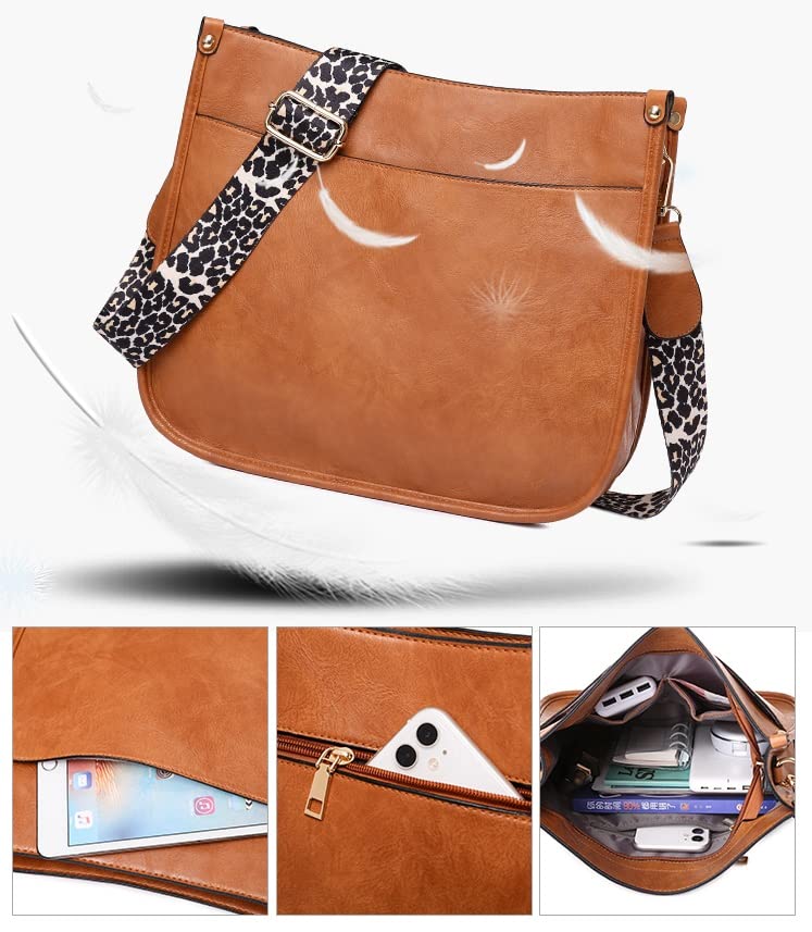 LMKIDS Purses and Handbags PU Leather Hobo Bags for Women Tote Bag Shoulder Bag with Adjustable Shoulder Strap (Cow Color)