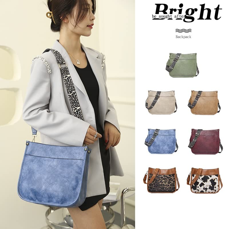 LMKIDS Purses and Handbags PU Leather Hobo Bags for Women Tote Bag Shoulder Bag with Adjustable Shoulder Strap (Cow Color)