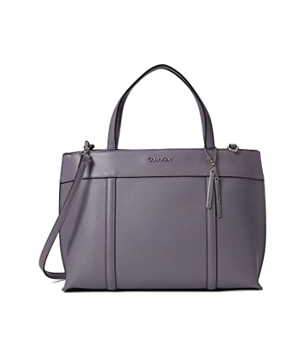 Calvin Klein Gillian Satchel Gray Ridge One Size