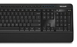 Microsoft Wireless Desktop 3050 with AES - Black. Wireless Keyboard and Mouse Combo. Built-in Palm Rest. Customizable Windows Shortcut Keys