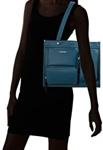 Calvin Klein Ember Organizational Tote, Aegean Blue,One Size