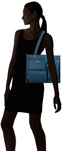 Calvin Klein Ember Organizational Tote, Aegean Blue,One Size