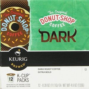 The Original Donut Shop Dark Keurig Single-Serve K-Cup Pods, Dark Roast Coffee, 72 Count