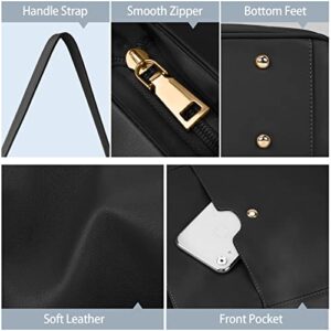 Purses and Handbags Leather Tote Bags for Women PU Hobo Bag Large Shoulder Bag with adjustable shoulder strap