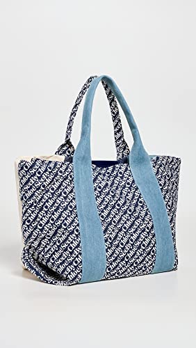 See by Chloe Women's Laetizia Tote, Royal Navy, Blue, Print, One Size