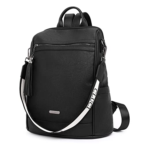 CLUCI Womens Backpack Purse Fashion Leather Travel Large Convertible Designer School Bookbag Purse