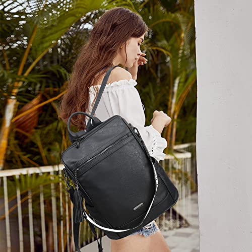 CLUCI Womens Backpack Purse Fashion Leather Travel Large Convertible Designer School Bookbag Purse