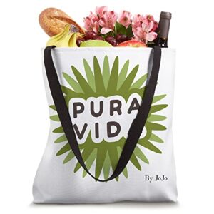 Pura Vida Costa Rica themed graphic Tote Bag