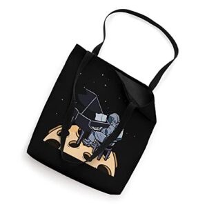 Piano Player Space Astronaut Moon Instrument Music Pianist Tote Bag