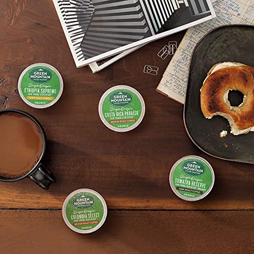 Keurig Green Mountain Coffee Roasters Single Origin Collection Variety Pack, Single-Serve Keurig K-Cup Pods, 40 Count