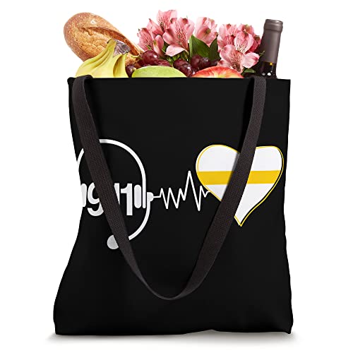 911 Dispatcher Thin Yellow Line 911 Operator Tote Bag