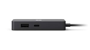 microsoft usb-c travel hub – multiport adapter with vga, usb, ethernet, hdmi ports. compatible with usb-c laptops/pcs
