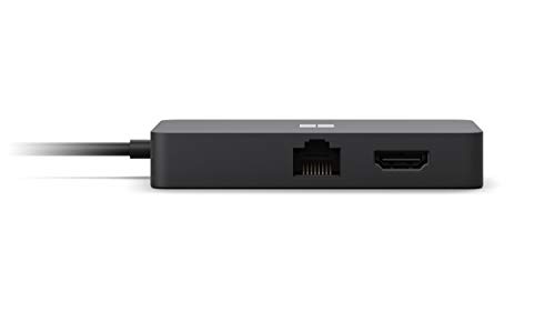 Microsoft USB-C Travel Hub - Multiport Adapter with VGA, USB, Ethernet, HDMI Ports. Compatible with USB-C Laptops/PCs